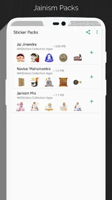 Jain Stickers android App screenshot 11