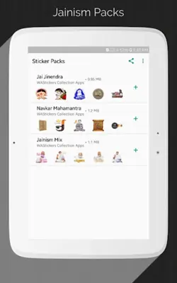 Jain Stickers android App screenshot 3