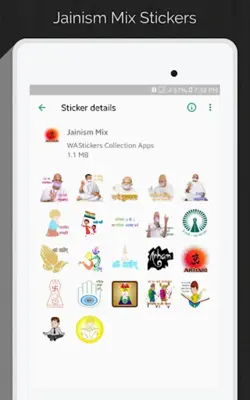 Jain Stickers android App screenshot 4