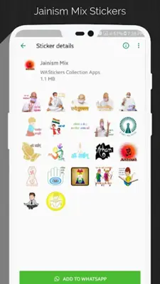 Jain Stickers android App screenshot 8